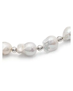 A Sinner in Pearls ファイアボールビーズパール ブレスレット - White - サムネイル3