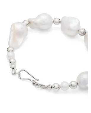 A Sinner in Pearls ファイアボールビーズパール ブレスレット - White - サムネイル4