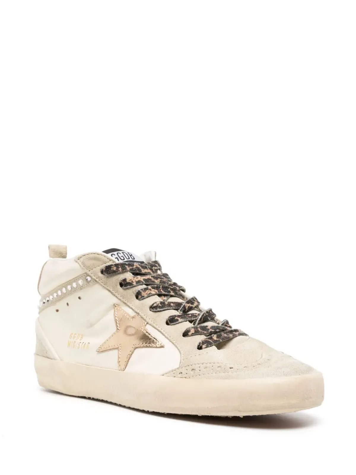 Golden Goose ミッドスター クリスタルディテール スニーカー - 画像2