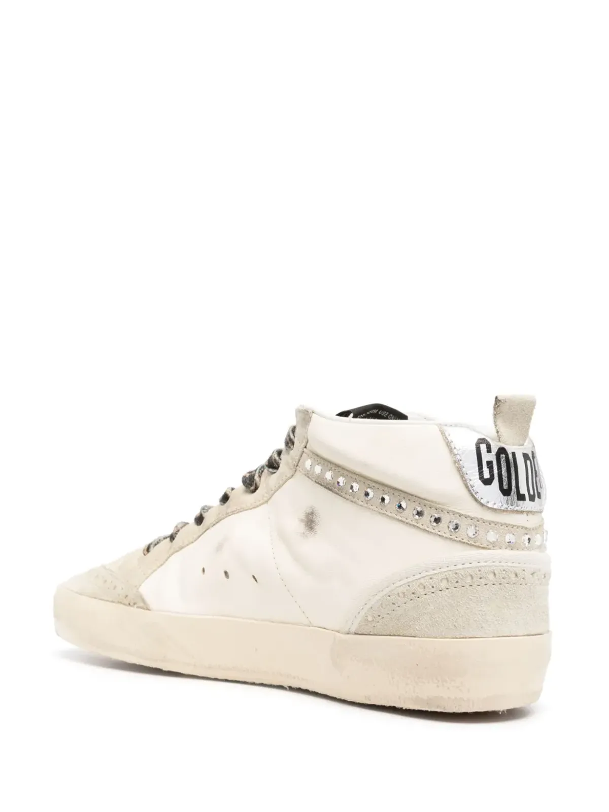 Golden Goose ミッドスター クリスタルディテール スニーカー - 画像3