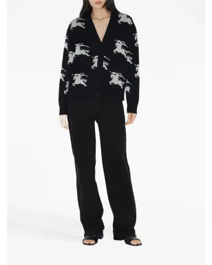 Burberry EKD インターシャニット カーディガン - サムネイル2