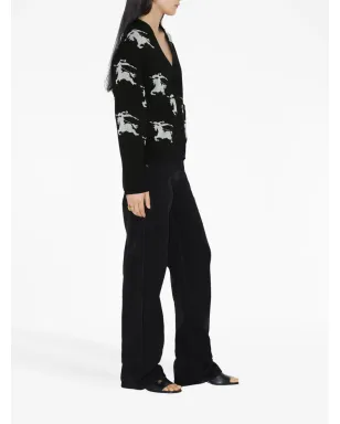 Burberry EKD インターシャニット カーディガン - サムネイル3