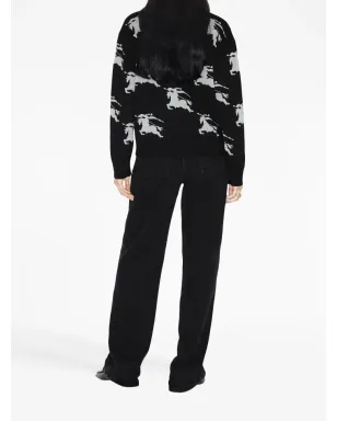 Burberry EKD インターシャニット カーディガン - サムネイル4