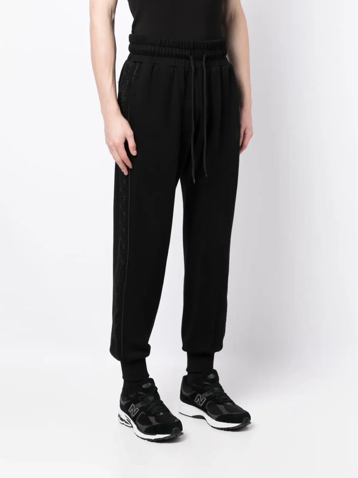 Youths In Balaclava サイドストライプ コットン トラックパンツ - 画像4