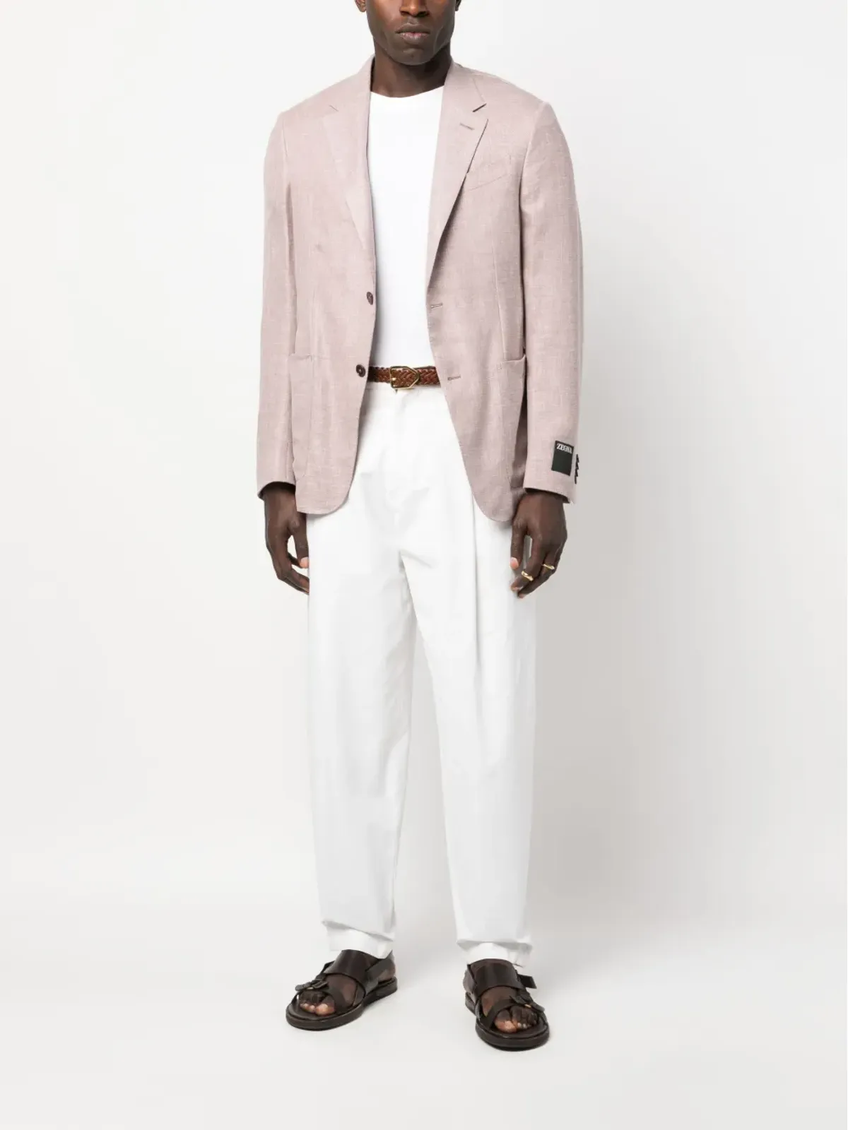 Zegna テーラード シングルブレスト ブレザー - 画像2