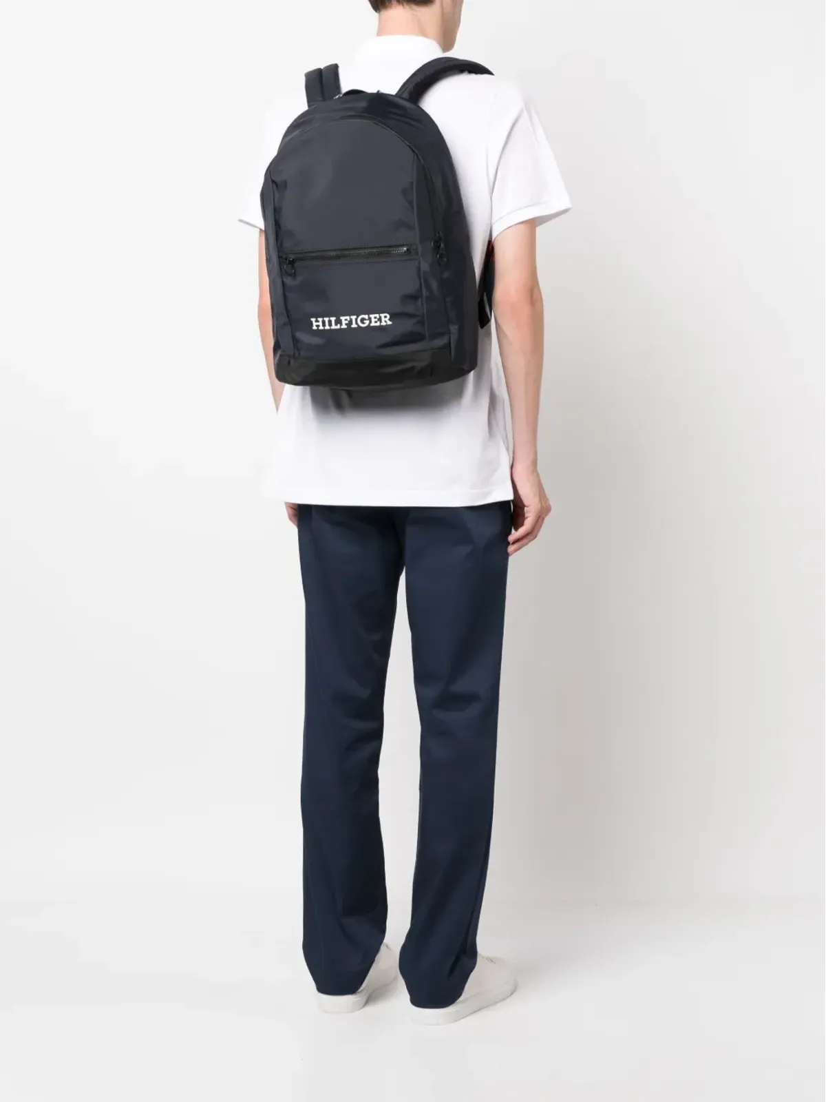 Tommy Hilfiger ロゴ刺繍バックパック - 画像2