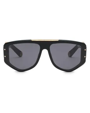 Philipp Plein Eyewear レクタンギュラーロゴプレート サングラス - サムネイル1
