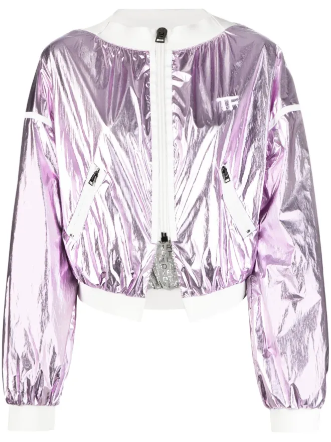 TOM FORD TOM FORD メタリック クロップド ボンバージャケットの商品画像