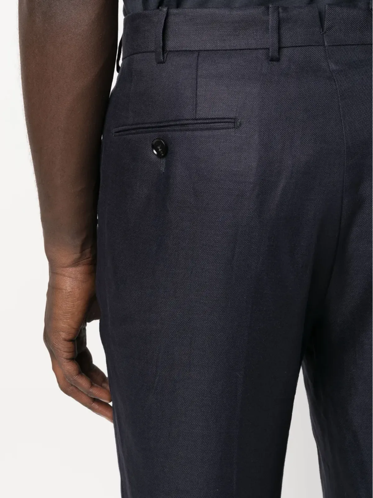 Zegna ミッドライズストレートパンツ - ブルー - 画像5