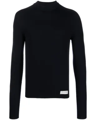 Balmain ロゴパッチ メリノウール ジャンパー - サムネイル1
