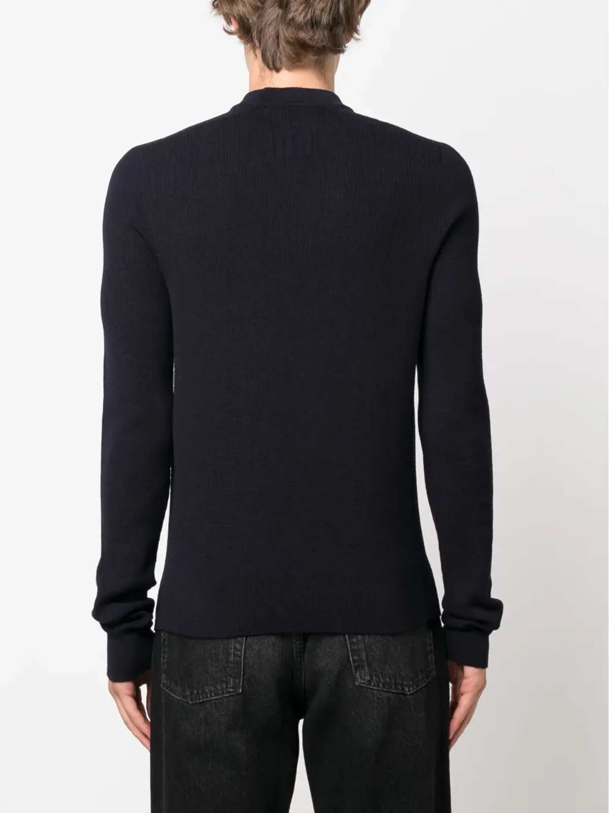 Balmain ロゴパッチ メリノウール ジャンパー - 画像4