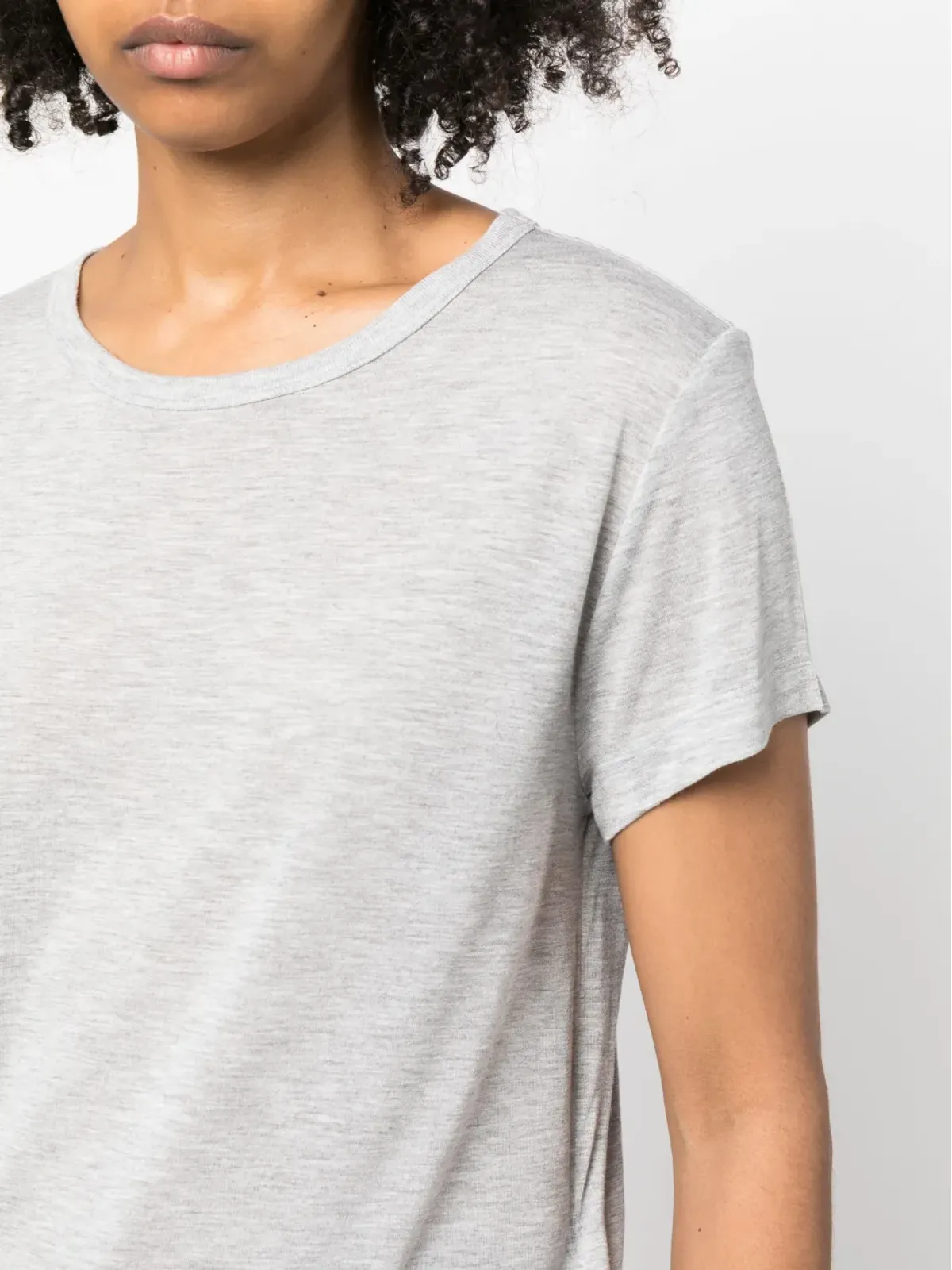 AGOLDE アディン シュランクン クロップドTシャツ - 画像5