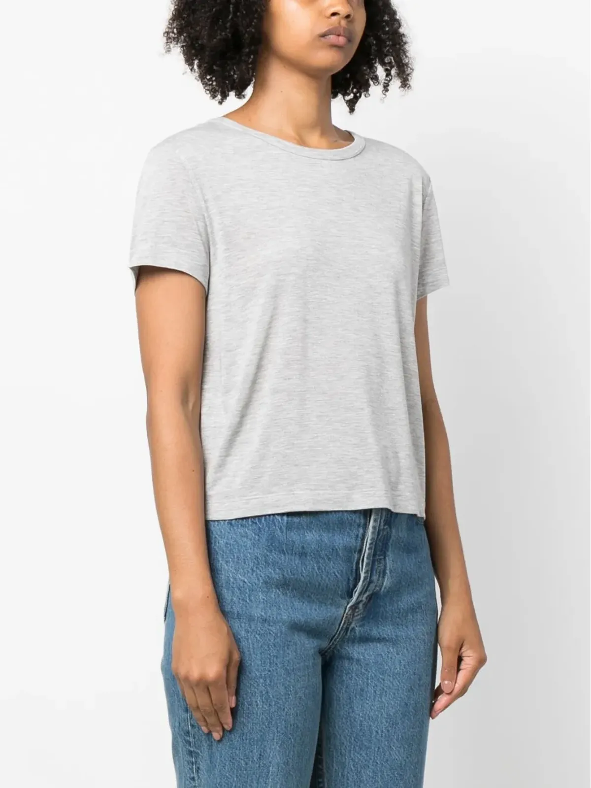 AGOLDE アディン シュランクン クロップドTシャツ - 画像3