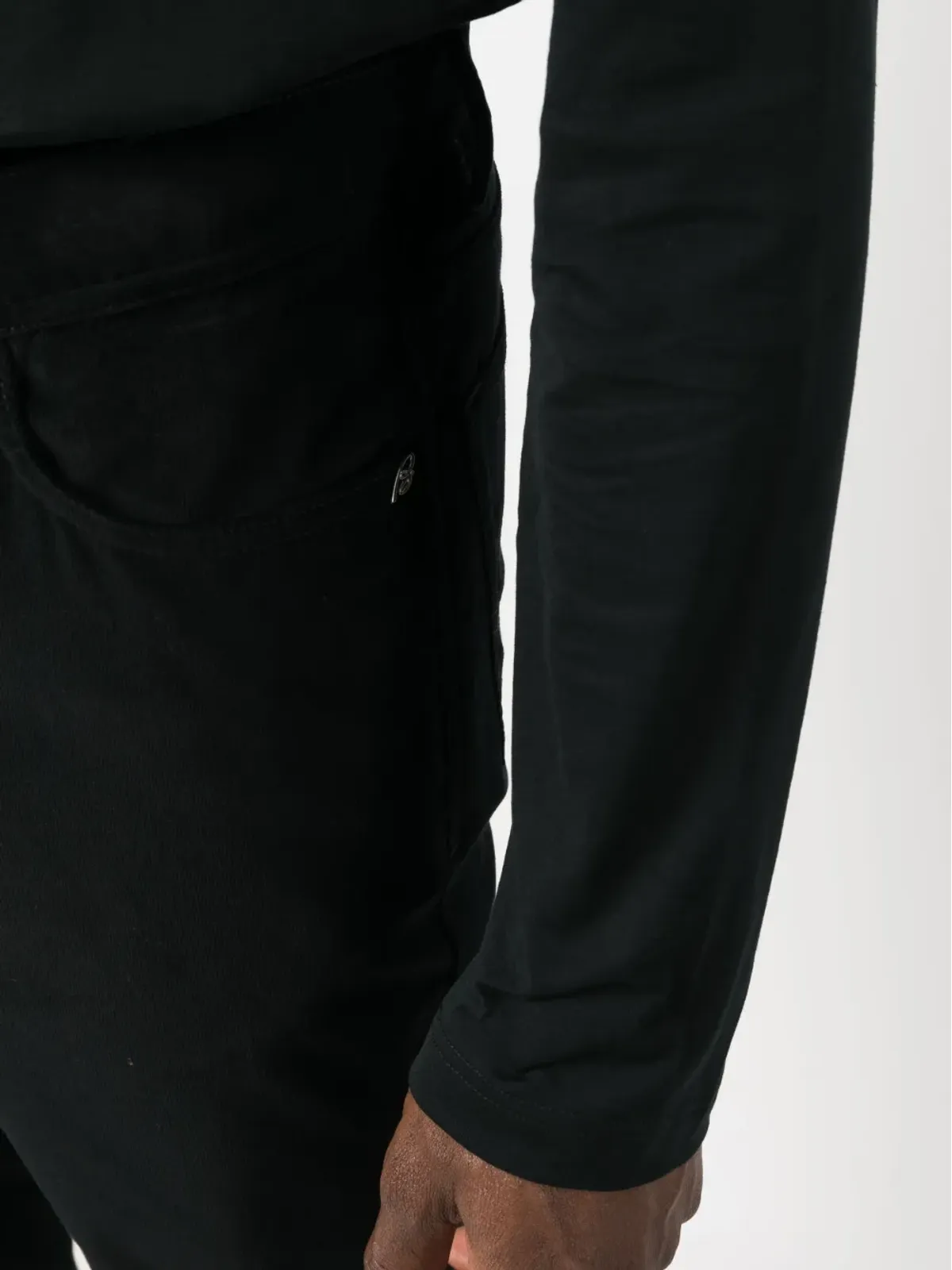 Brioni SN Meribelストレートレッグ コットンパンツ - 画像5