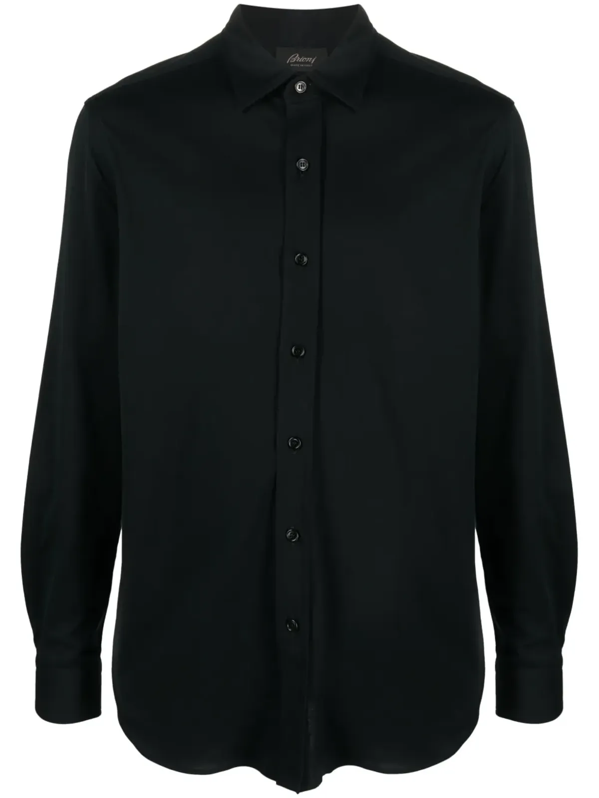 Brioni スプレッドカラー コットンシャツ - 画像1
