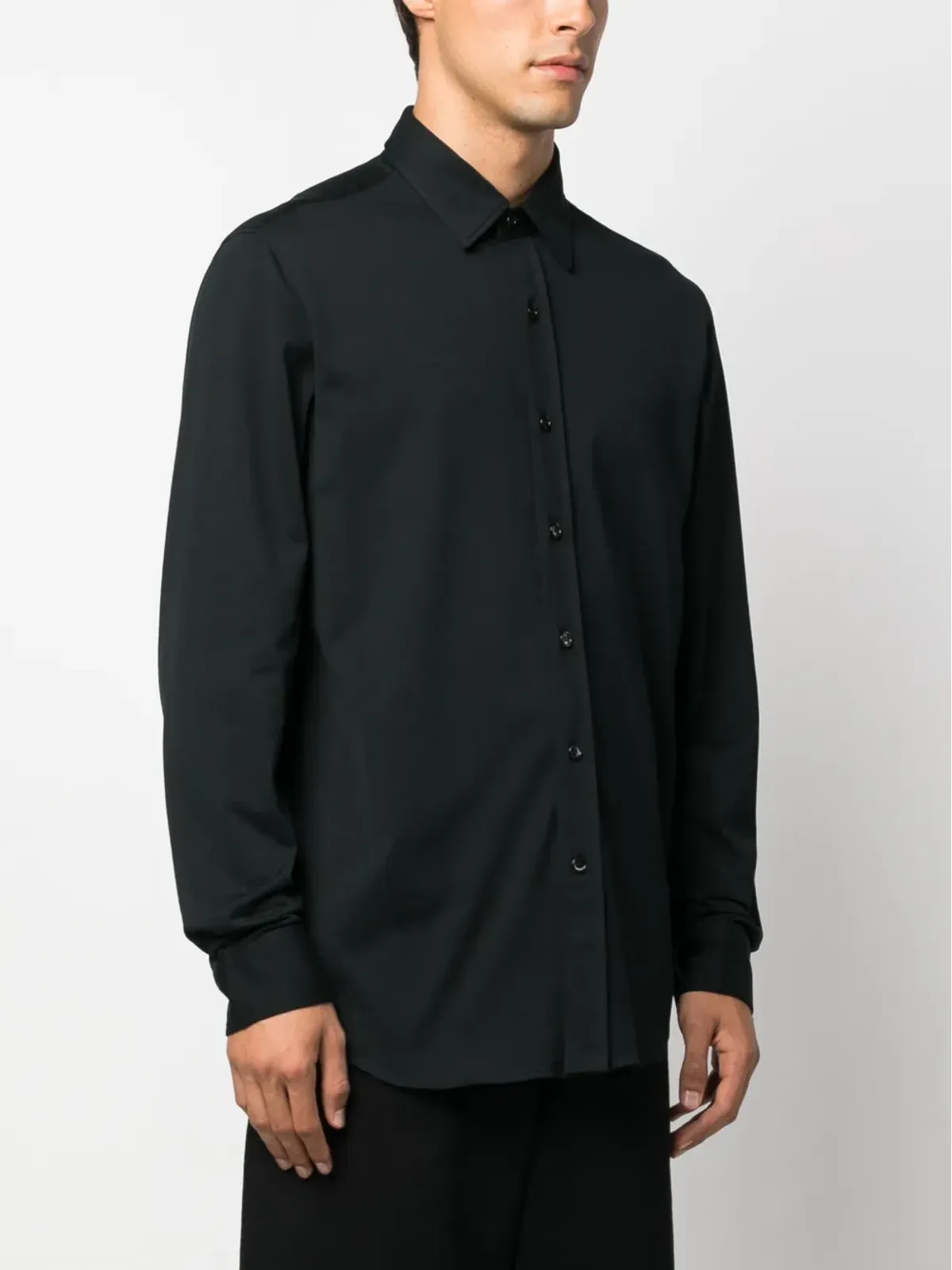 Brioni スプレッドカラー コットンシャツ - 画像3