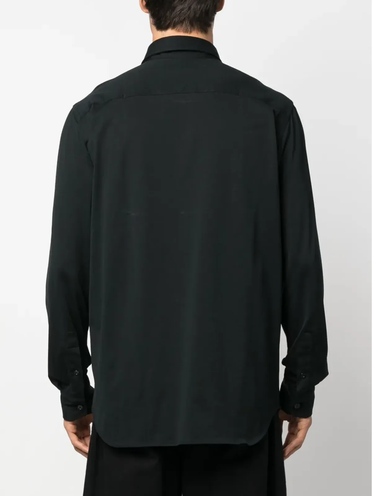 Brioni スプレッドカラー コットンシャツ - 画像4