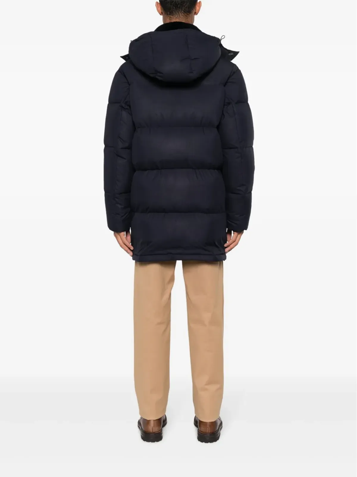 Brioni パディッドダウンコート - 画像4