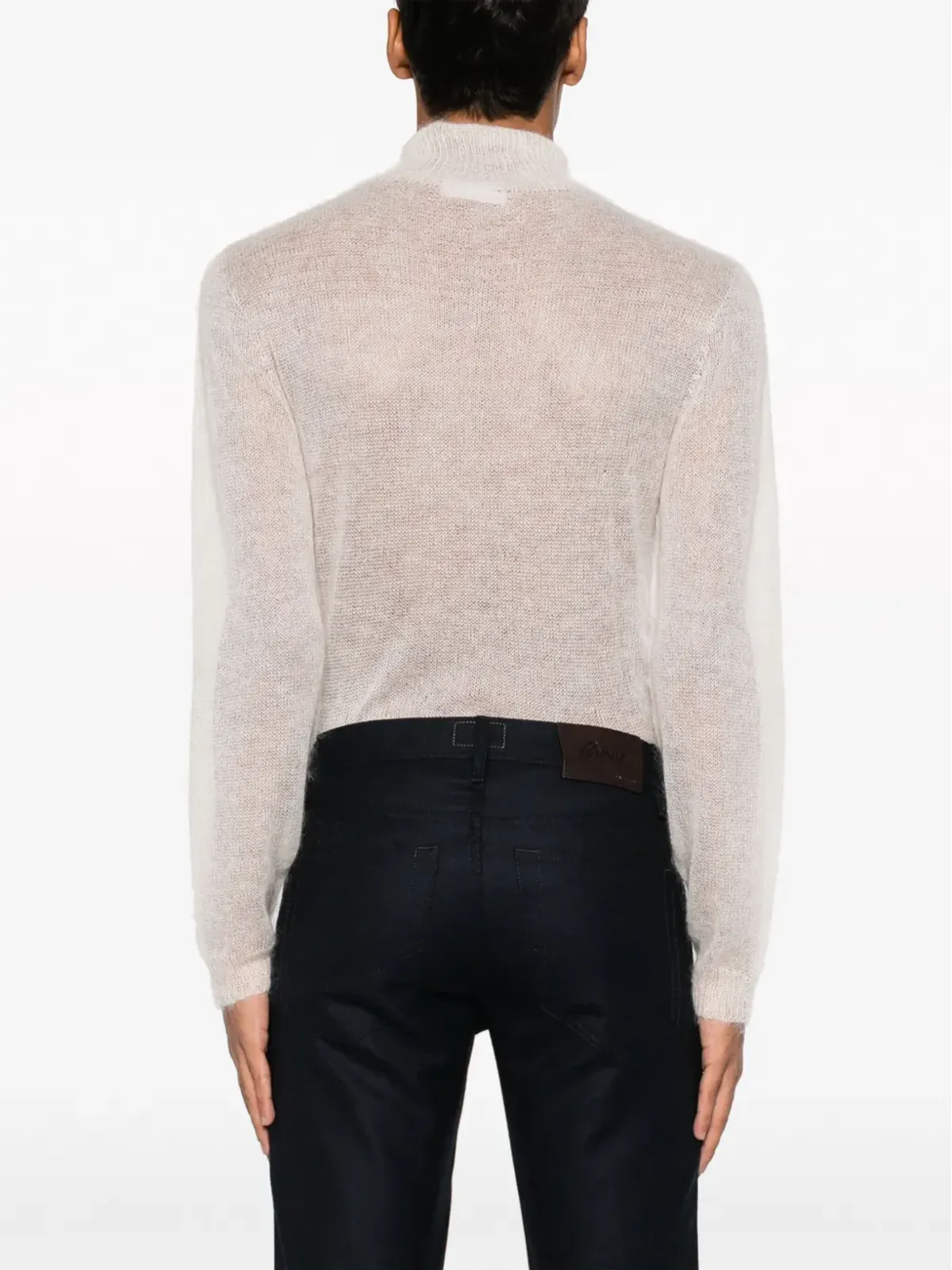 Brioni ミッドライズストレートレッグジーンズ - 画像4