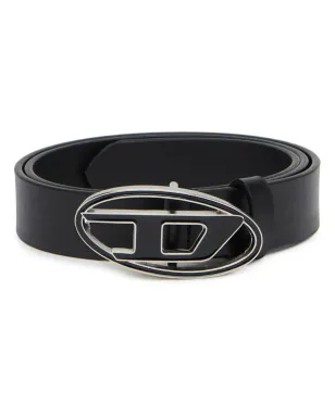 Diesel 1DR ロゴバックル レザーベルト - サムネイル1