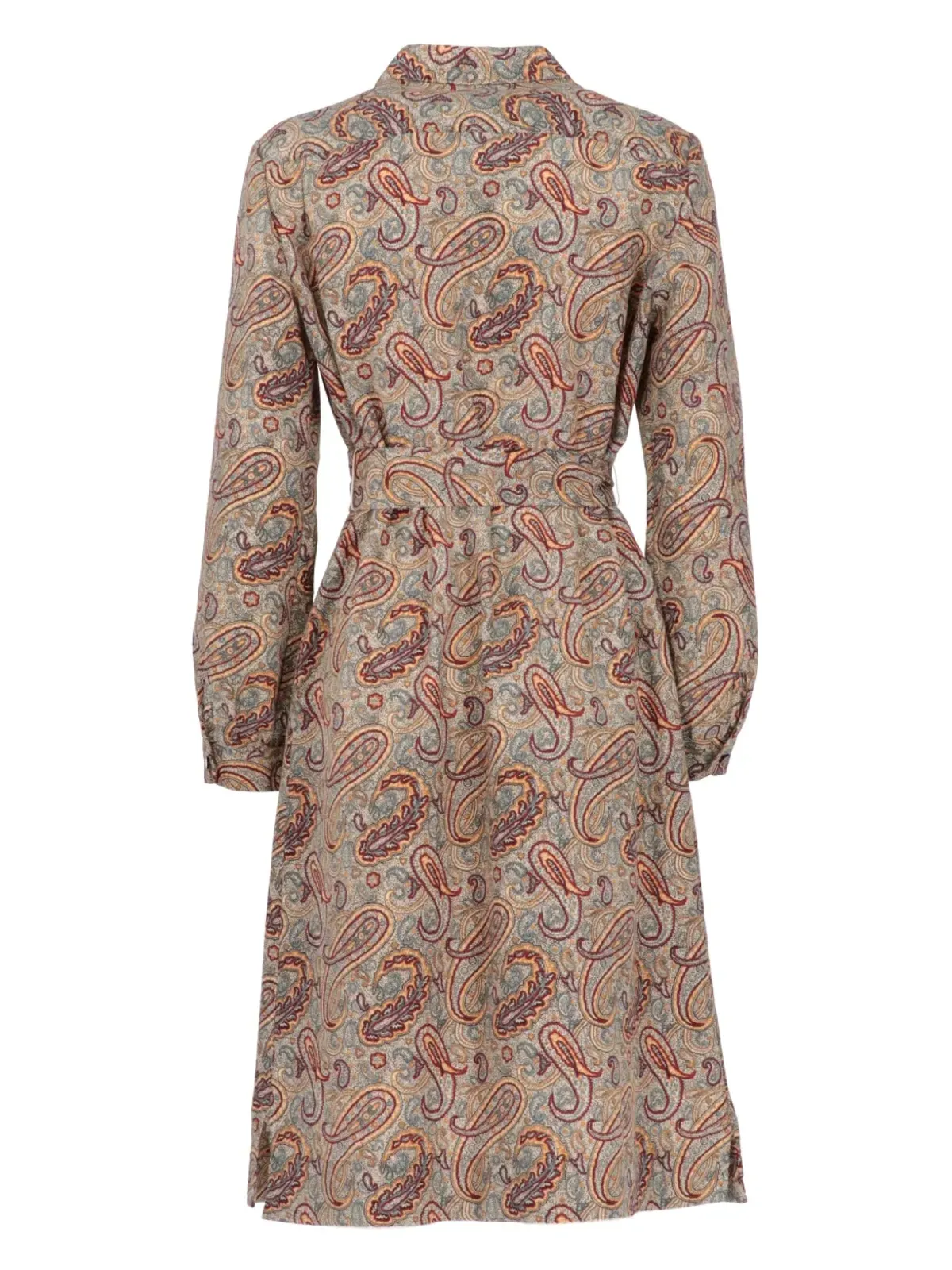 Lanvin Pre-Owned 1970年代 ペイズリープリント コットン ドレス - 画像2