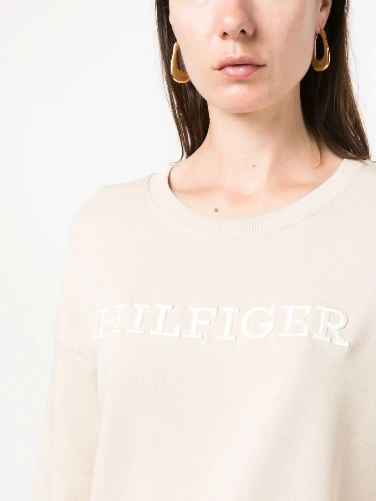 Tommy Hilfiger ロゴプリント コットン スウェットシャツ - 画像5