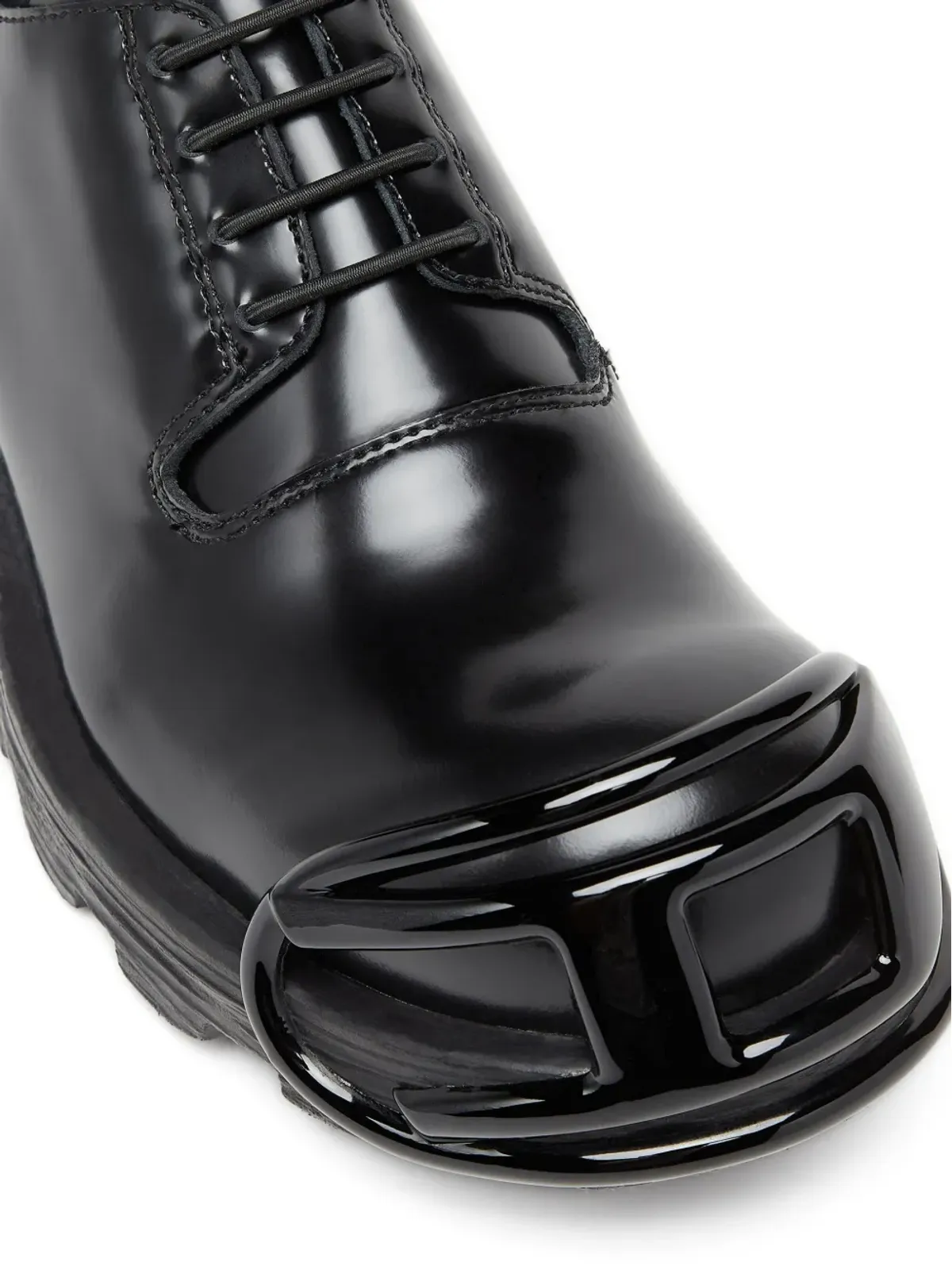 Diesel D-Hammer So D レザー ダービーシューズ - 画像5