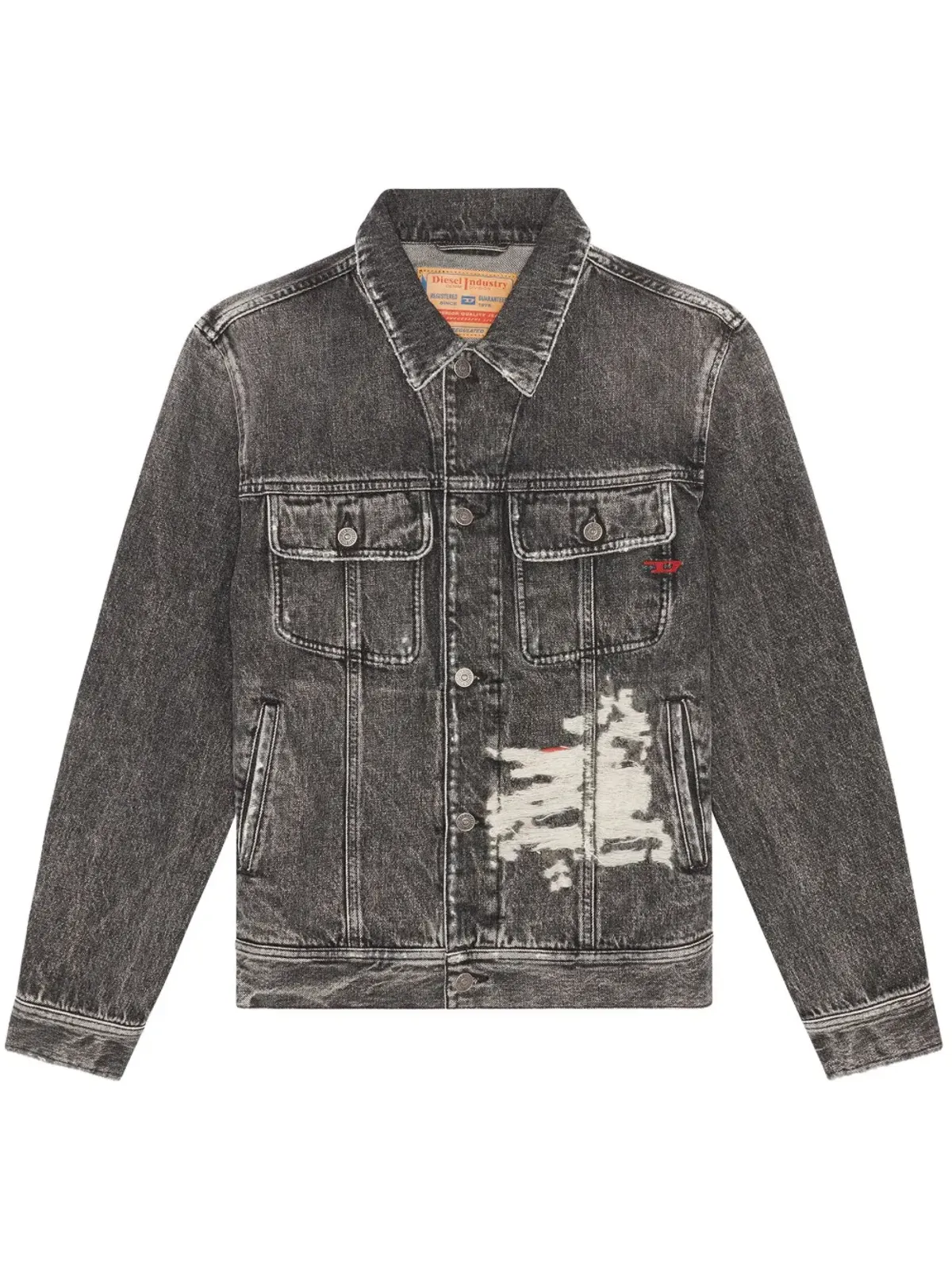 Diesel D-Barcy-S1 デニム トラッカージャケット - 画像1