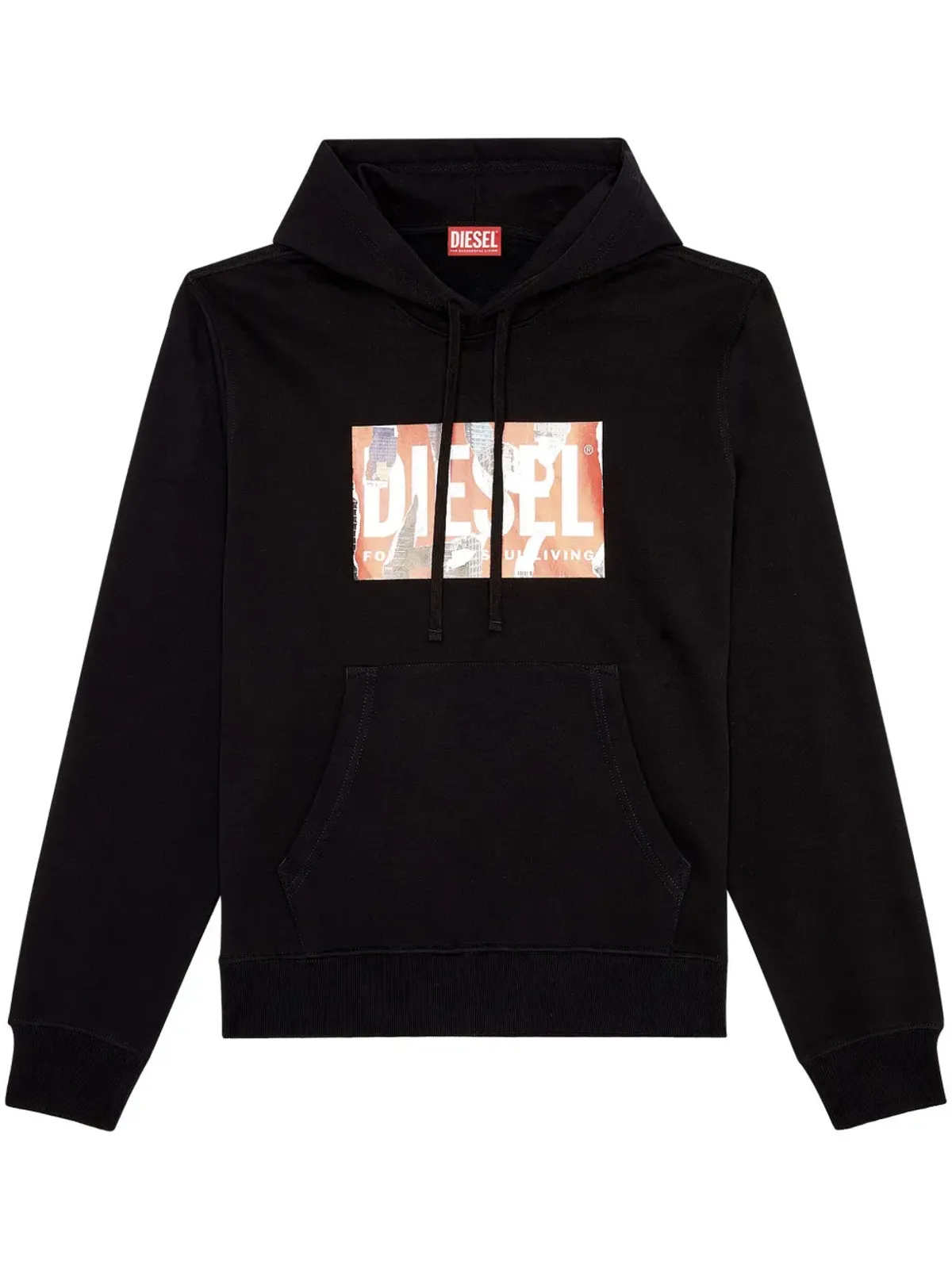 Diesel S-Ginn-Hood-L4 logo-print hoodie - 画像1