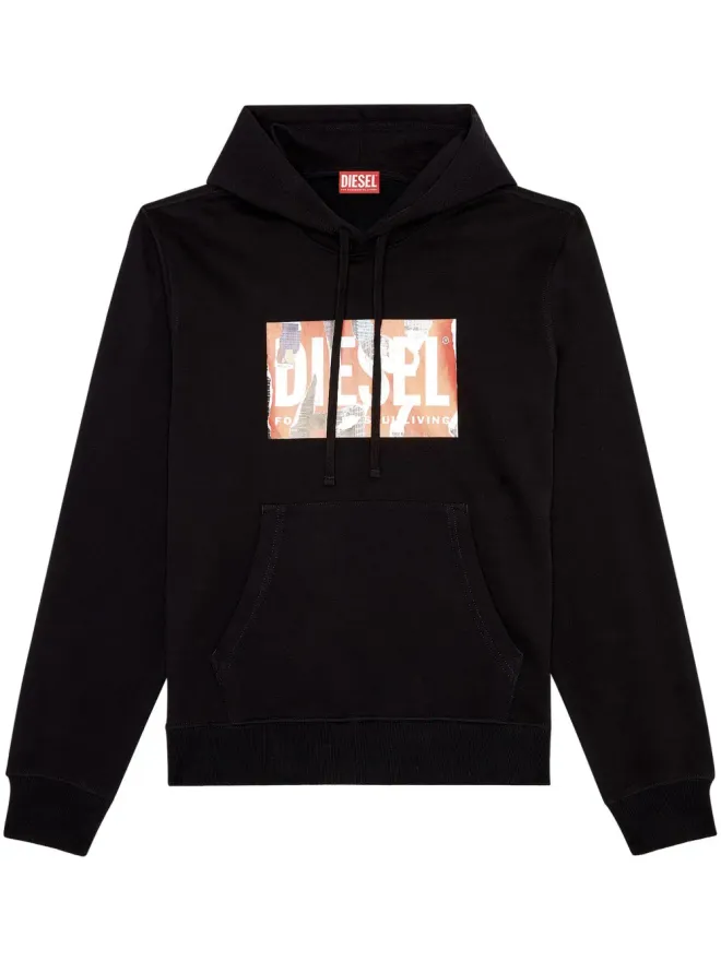 Diesel Diesel S-Ginn-Hood-L4 logo-print hoodieの商品画像