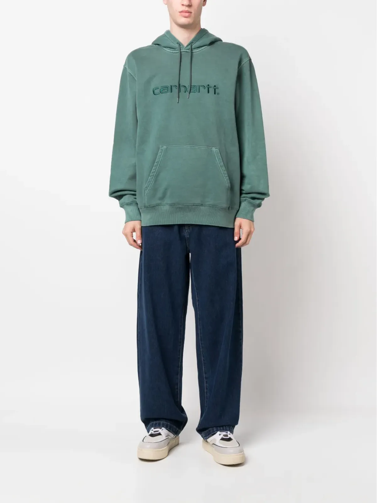 Carhartt WIP ランドン ワイドレッグ コットンジーンズ - 画像2