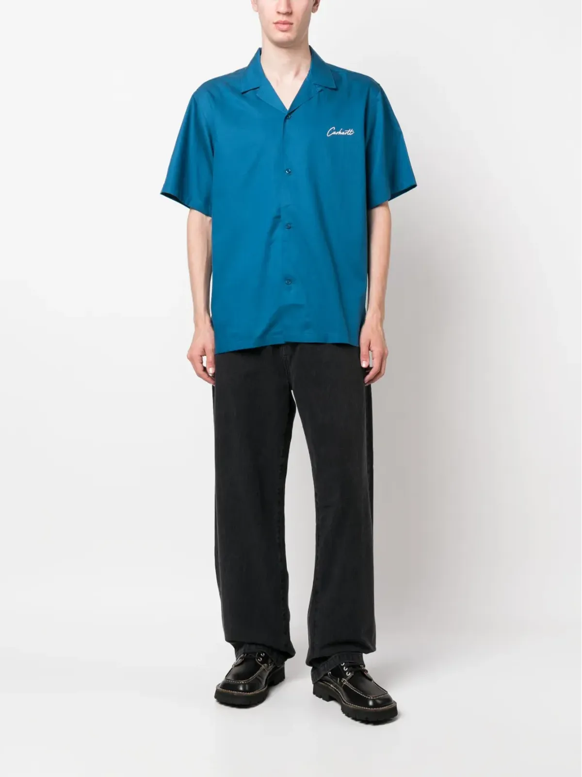 Carhartt WIP loose-fit cotton denim - Black - 画像2