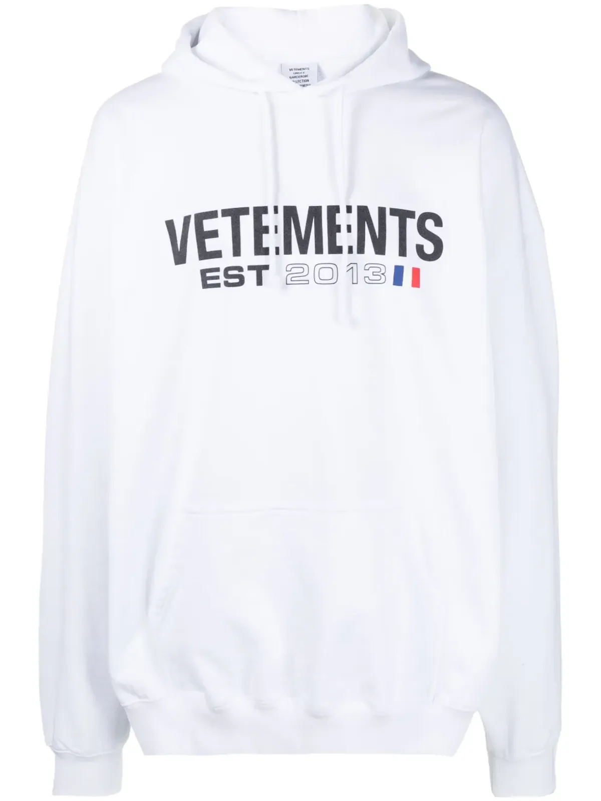 VETEMENTS ロゴプリント コットンブレンド パーカー - 画像1