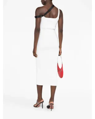 Courrèges ストラップディテール付きミディドレス - サムネイル4