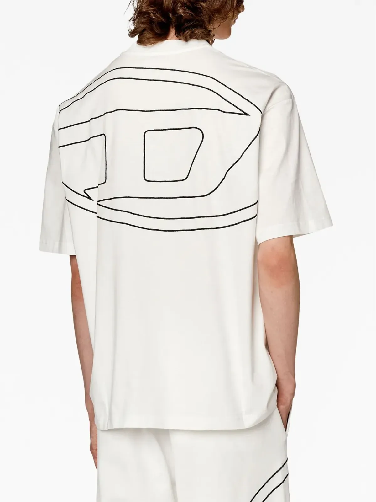 Diesel T-Boggy-Megoval-D コットン Tシャツ - 画像4