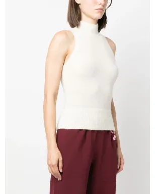 Patou モックネック ノースリーブ ニットトップ - サムネイル3