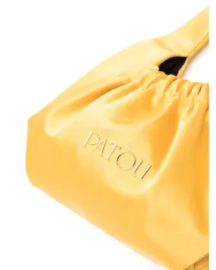Patou レ・ビスキュイ サテン トートバッグ - イエロー - サムネイル4