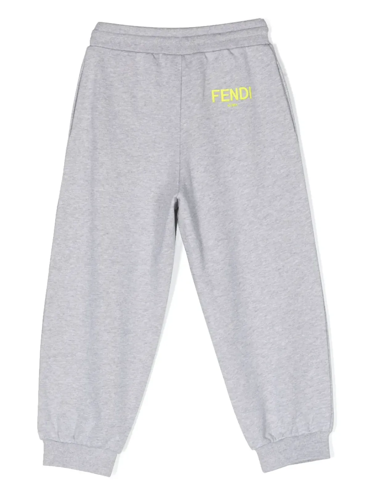 Fendi Kids ロゴプリント コットントラックパンツ - 画像2