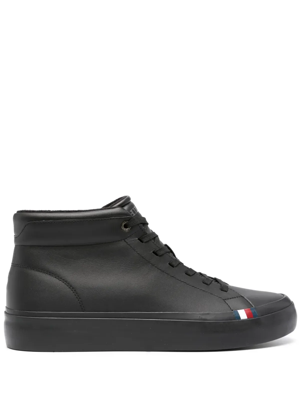 Tommy Hilfiger モダン レースアップ レザースニーカー - 画像1