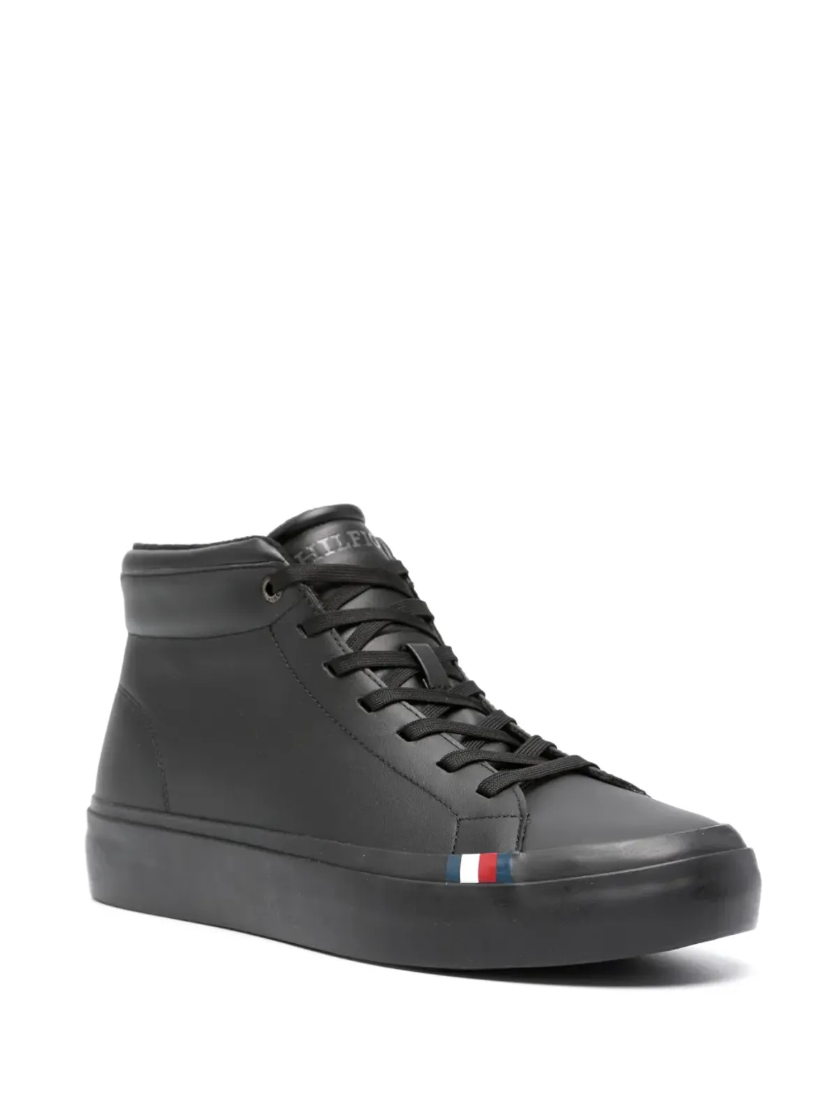 Tommy Hilfiger モダン レースアップ レザースニーカー - 画像2
