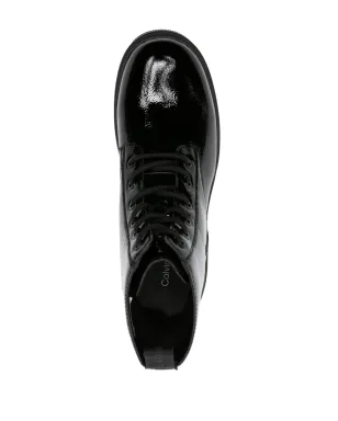 Calvin Klein Jeans 60mm 光沢アンクルブーツ - ブラック - サムネイル4
