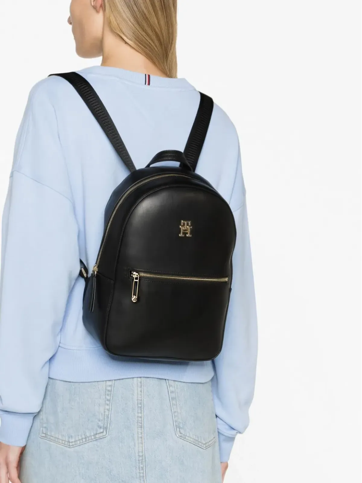 Tommy Hilfiger ロゴプレートバックパック - 画像3