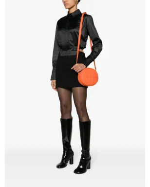 Patou Le JP leather shoulder bag - Orange - サムネイル2
