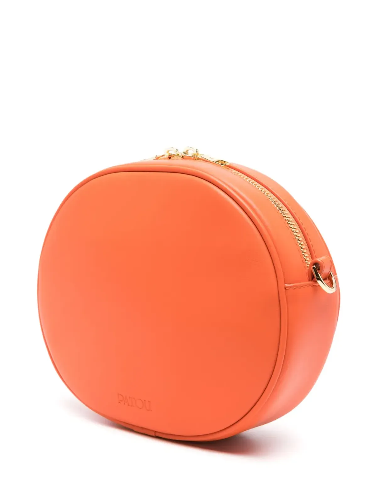 Patou Le JP leather shoulder bag - Orange - 画像3