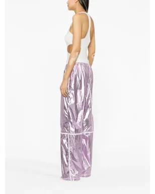 TOM FORD ラミネーテッド トラックパンツ - パープル - サムネイル4