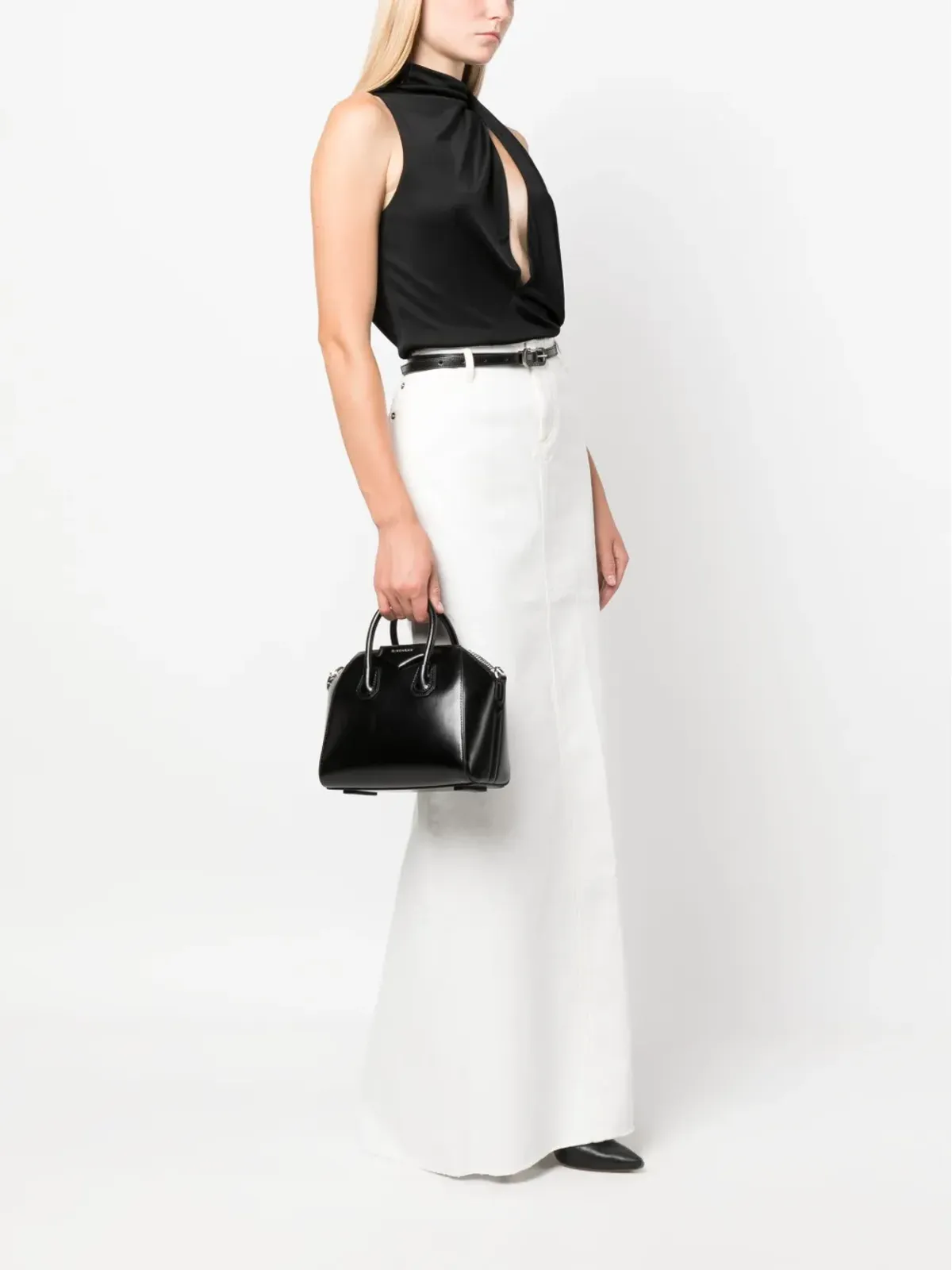 Givenchy アンティゴナ ロゴ文字入り トートバッグ - 画像2
