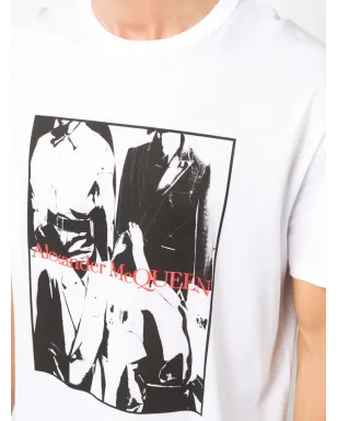 Alexander McQueen 写真プリント コットンTシャツ - サムネイル5