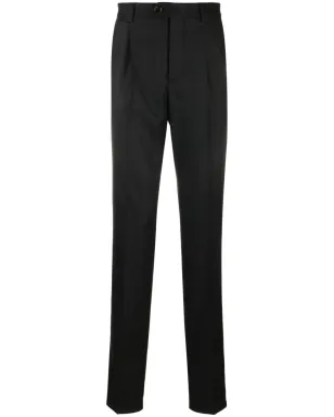 Brunello Cucinelli ミッドライズ ウール チノパンツ - ブラック - サムネイル1