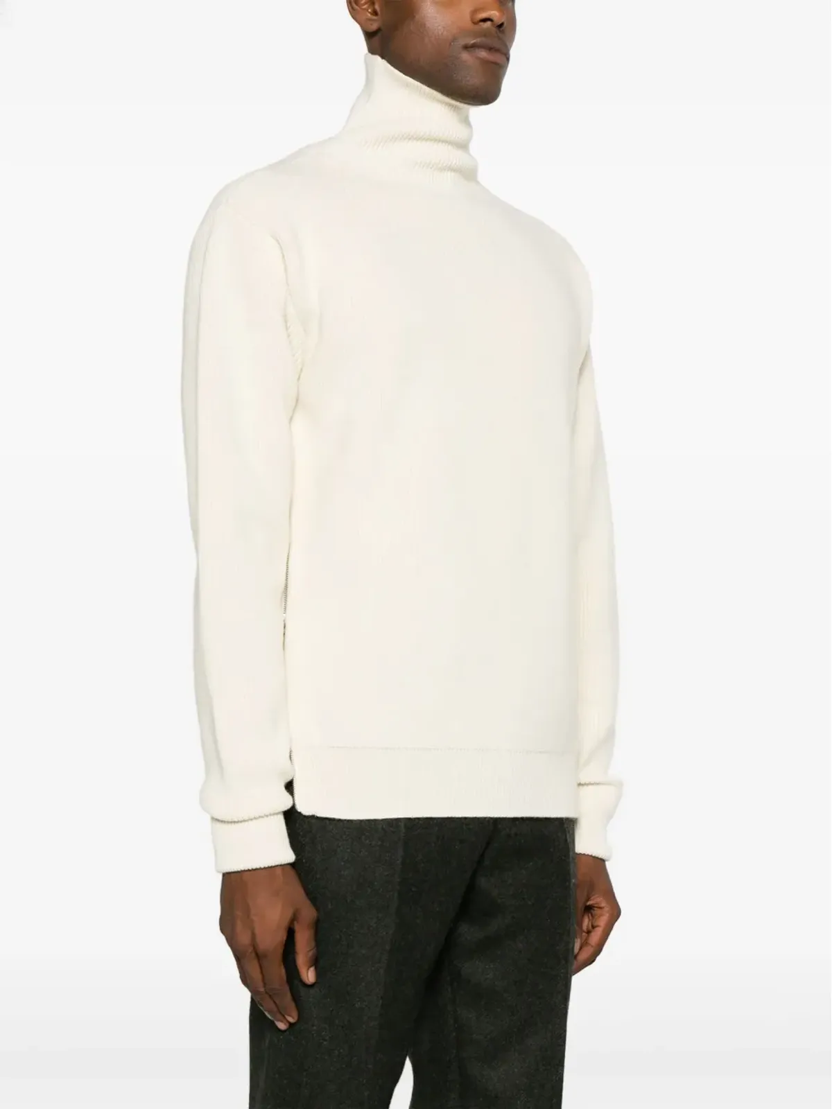 Jil Sander ロールネック ウール セーター - 画像3