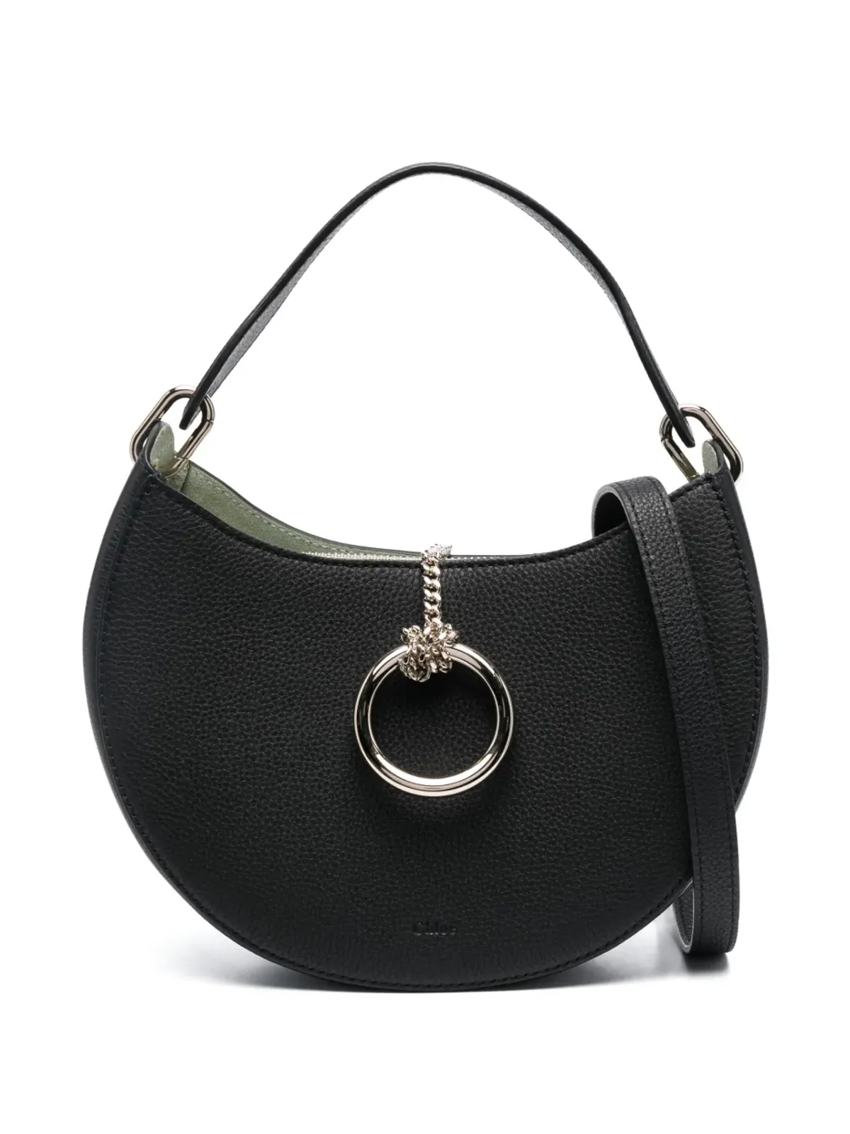 Chloé アルレーヌ レザー トートバッグ ブラック - 画像1